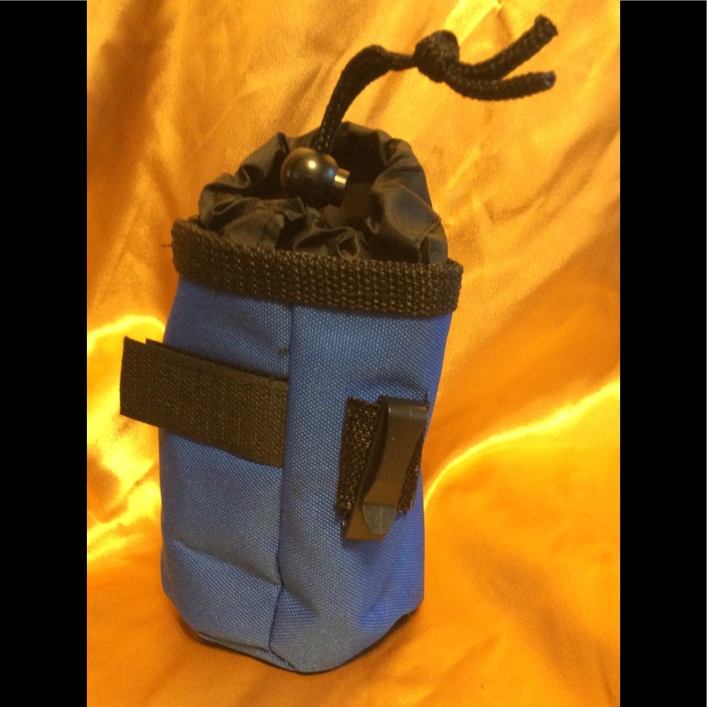 Collapsible Nylon Pet treat bag, multiple uses